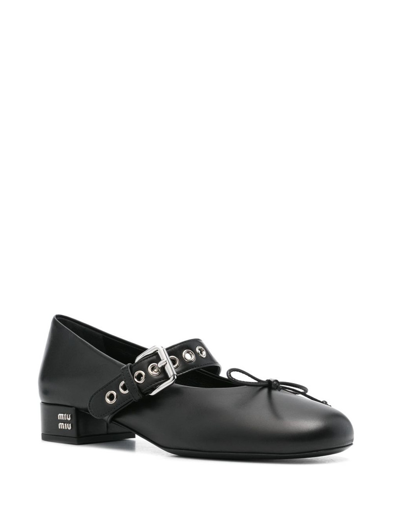 Miu Miu 30mm buckle-strap pumps outlook