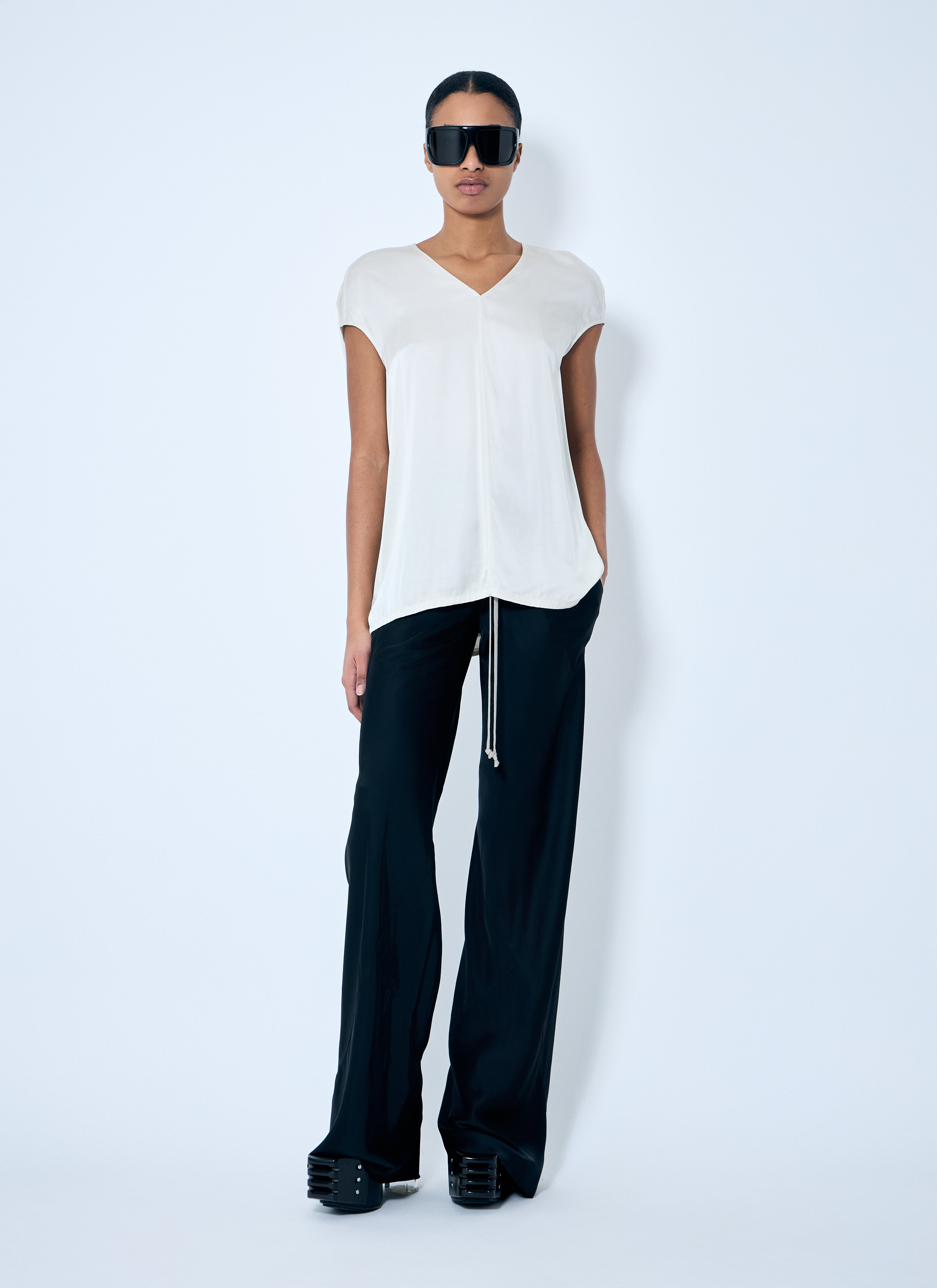 Rick Owens Women Dinge Satin Top - 2
