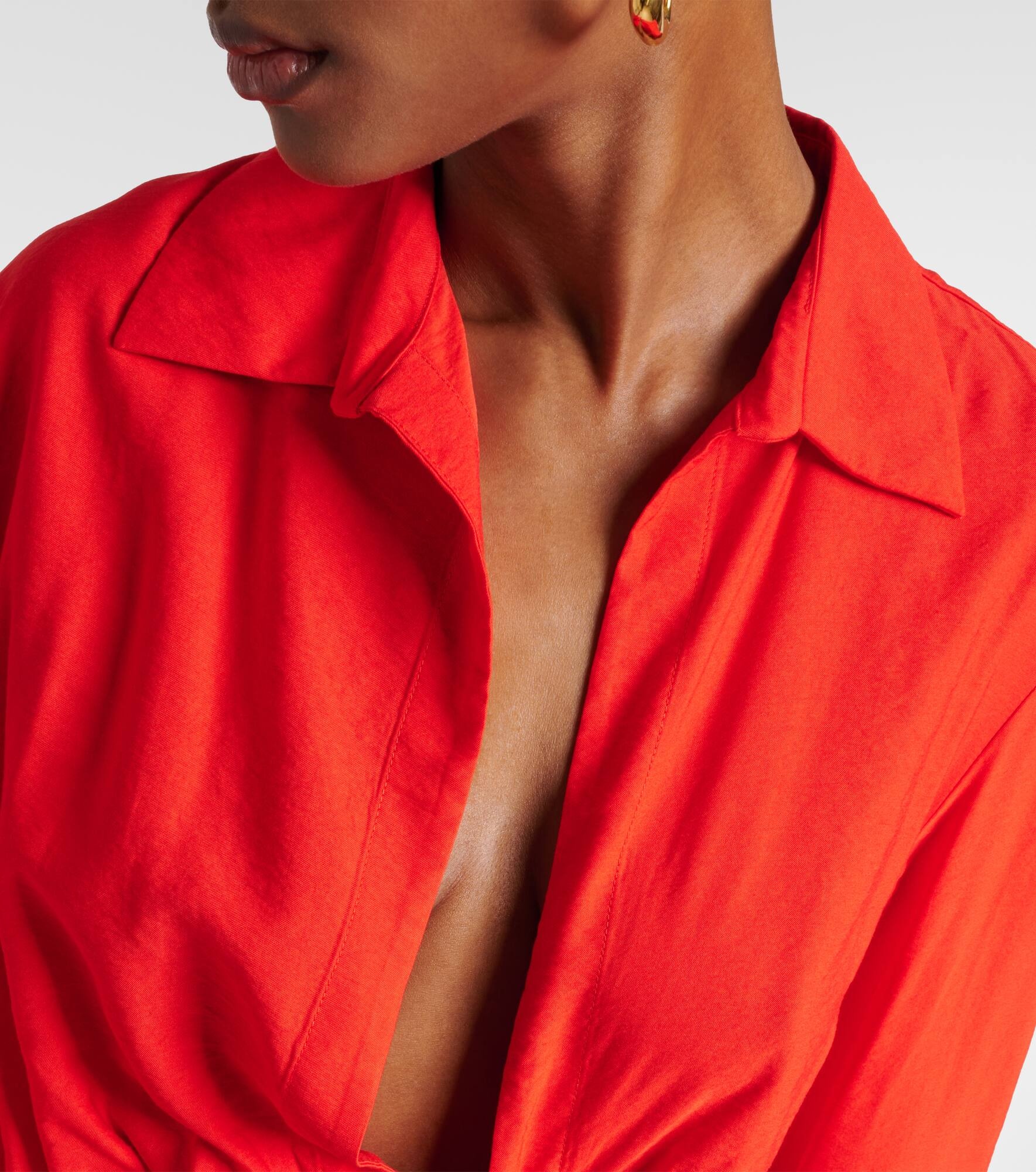 La Chemise Bahia gathered shirt - 4