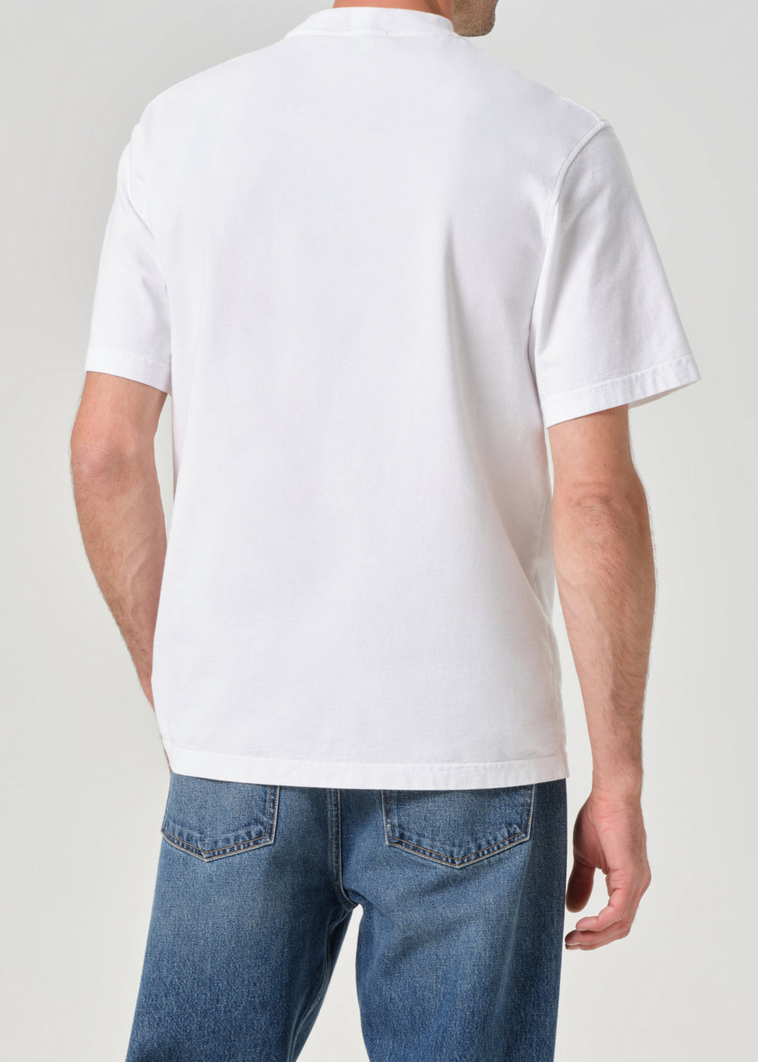 ASHA MOCK NECK TEE IN WHITE - 4