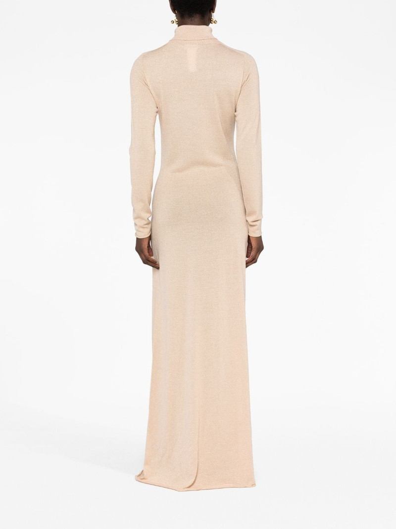 long-sleeve knitted maxi dress 4