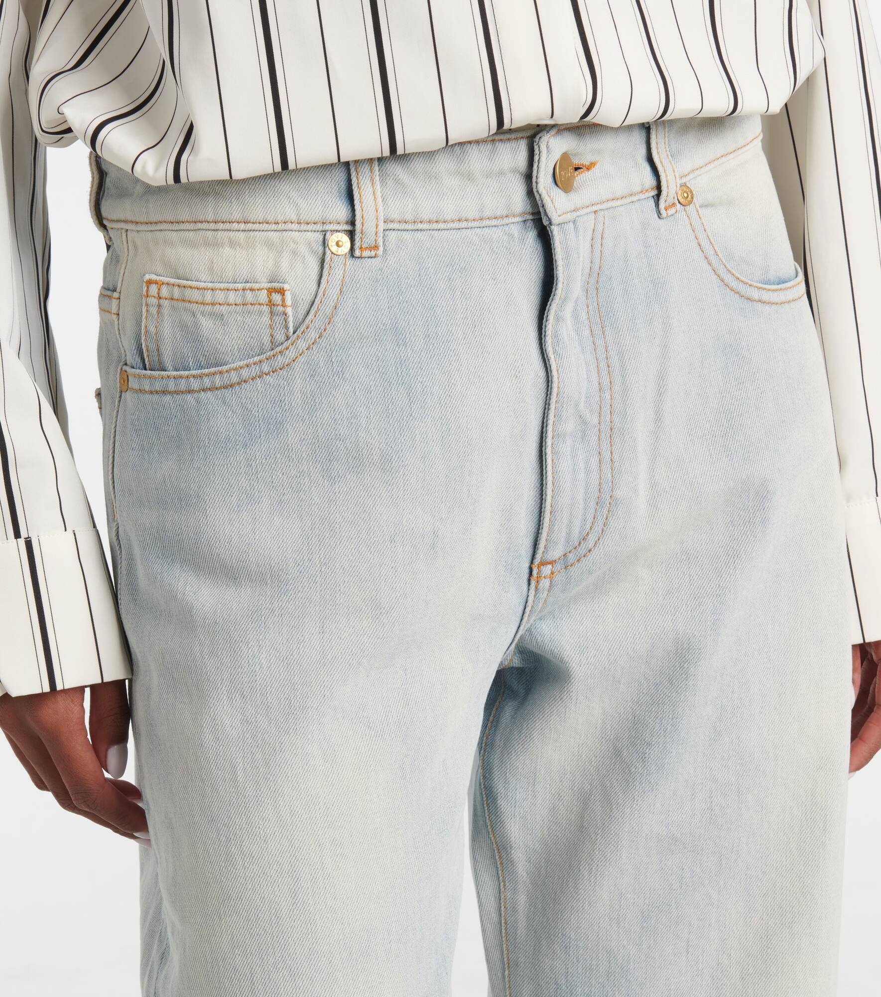 Kobe mid-rise tapered jeans - 4