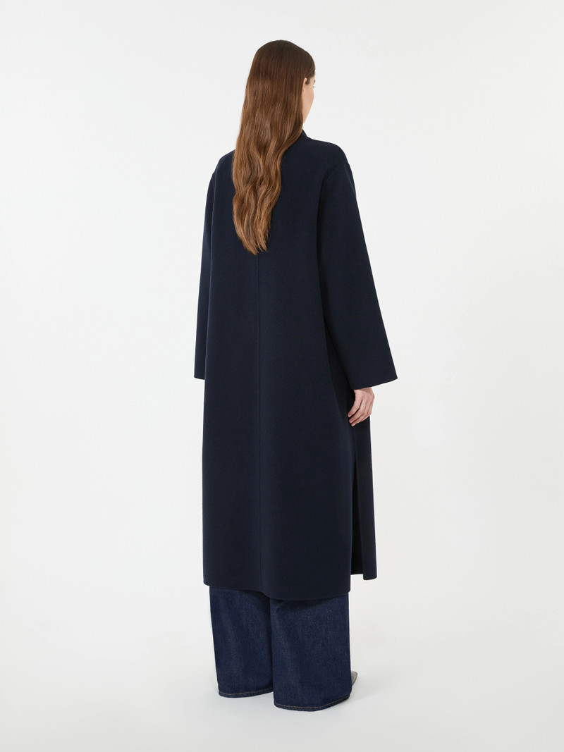 GALOSCE Double-faced wool-blend coat - NAVY 4