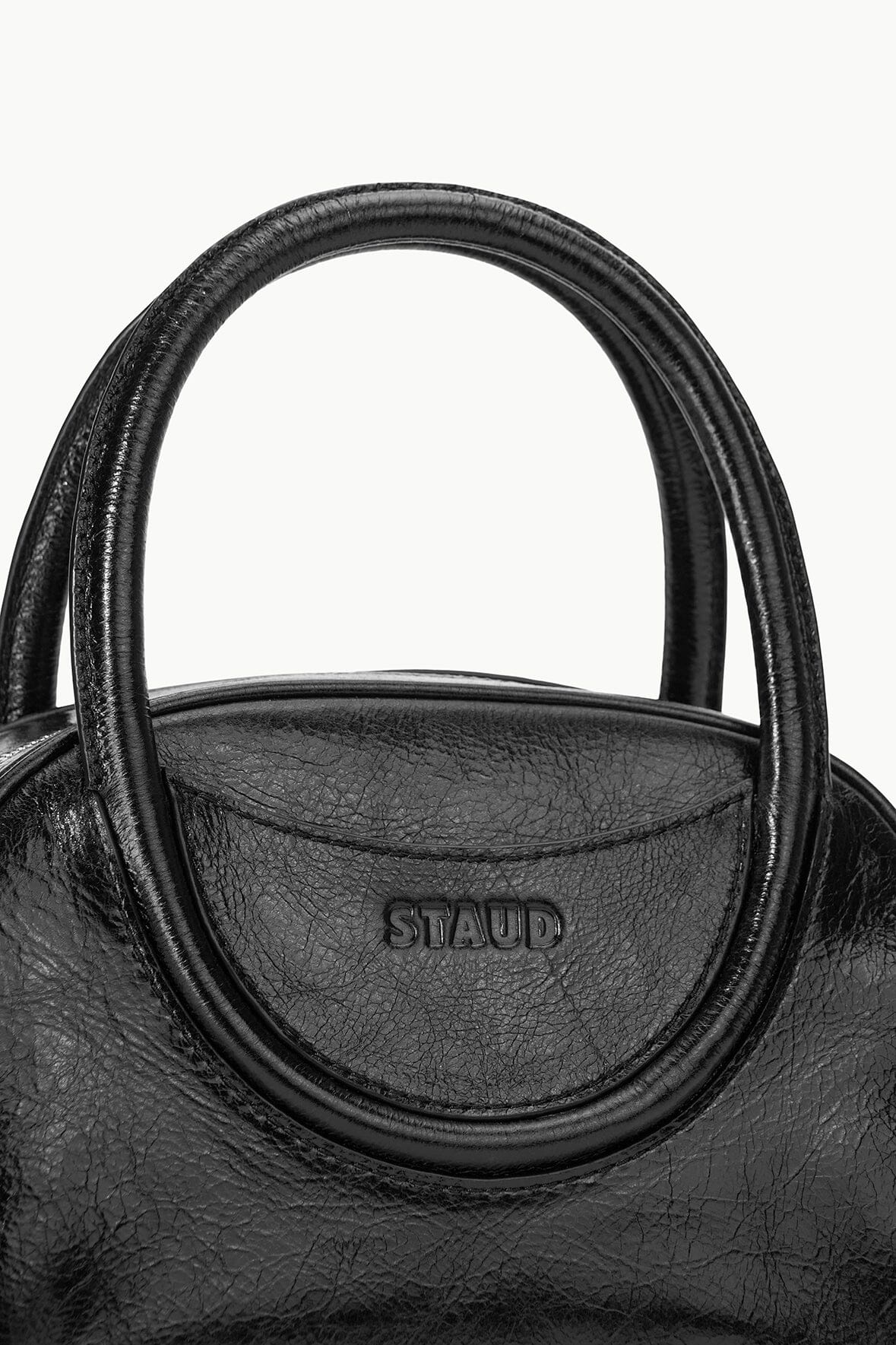 STAUD MAUDE MINI BOWLER BAG BLACK - 5