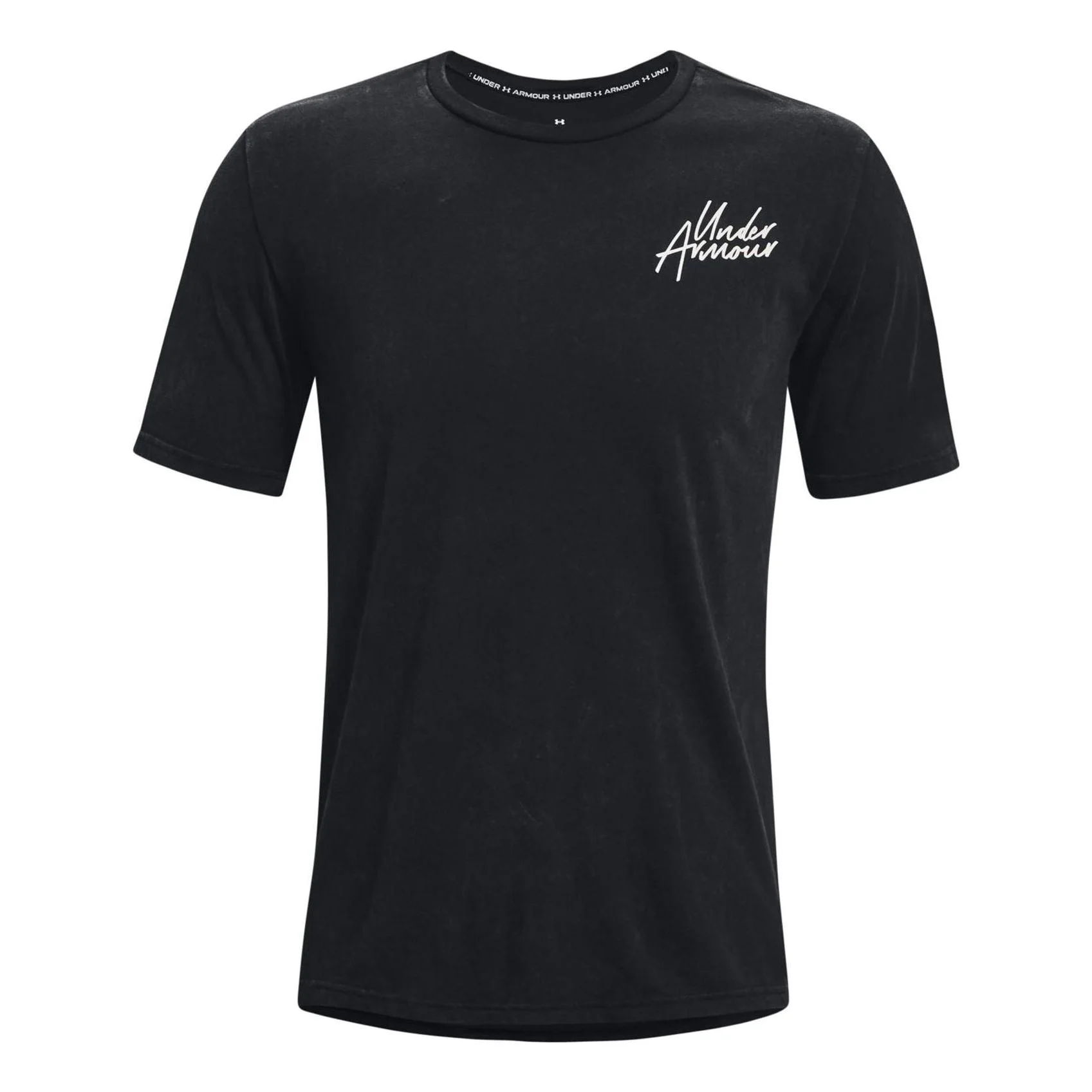 Under Armour Snow Wash Tee 'Black White' 1373871-001 - 1