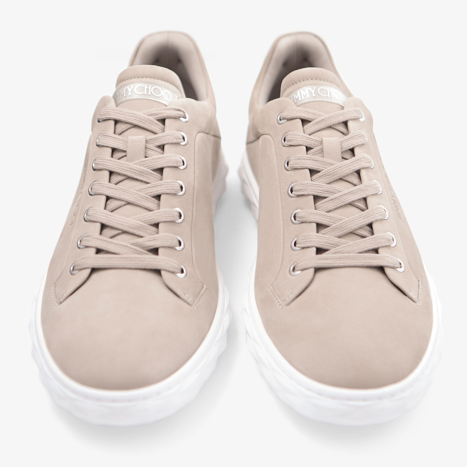 Diamond Light/M II
Taupe Nubuck Leather Trainers - 3