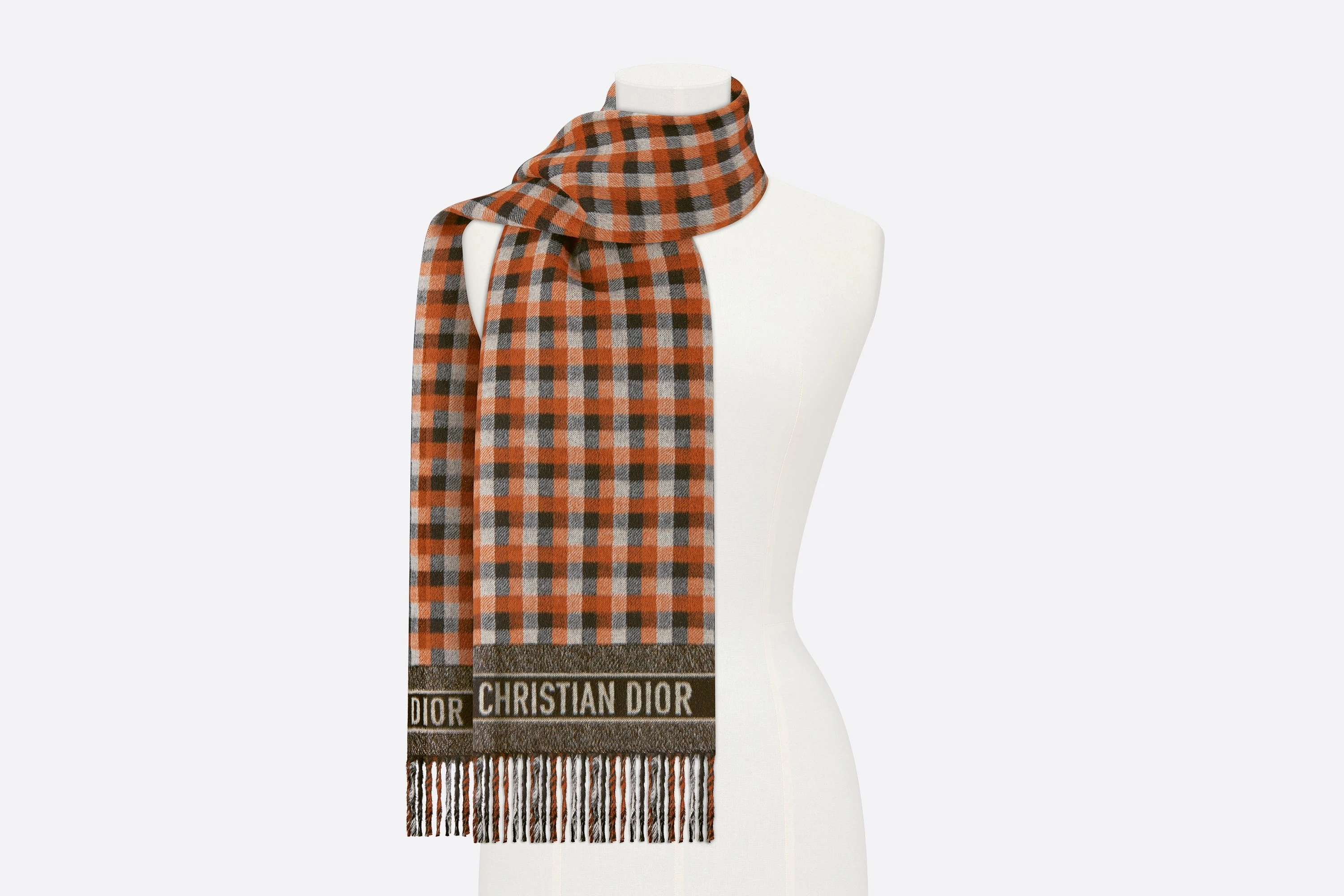 Dior Check Scarf - 1