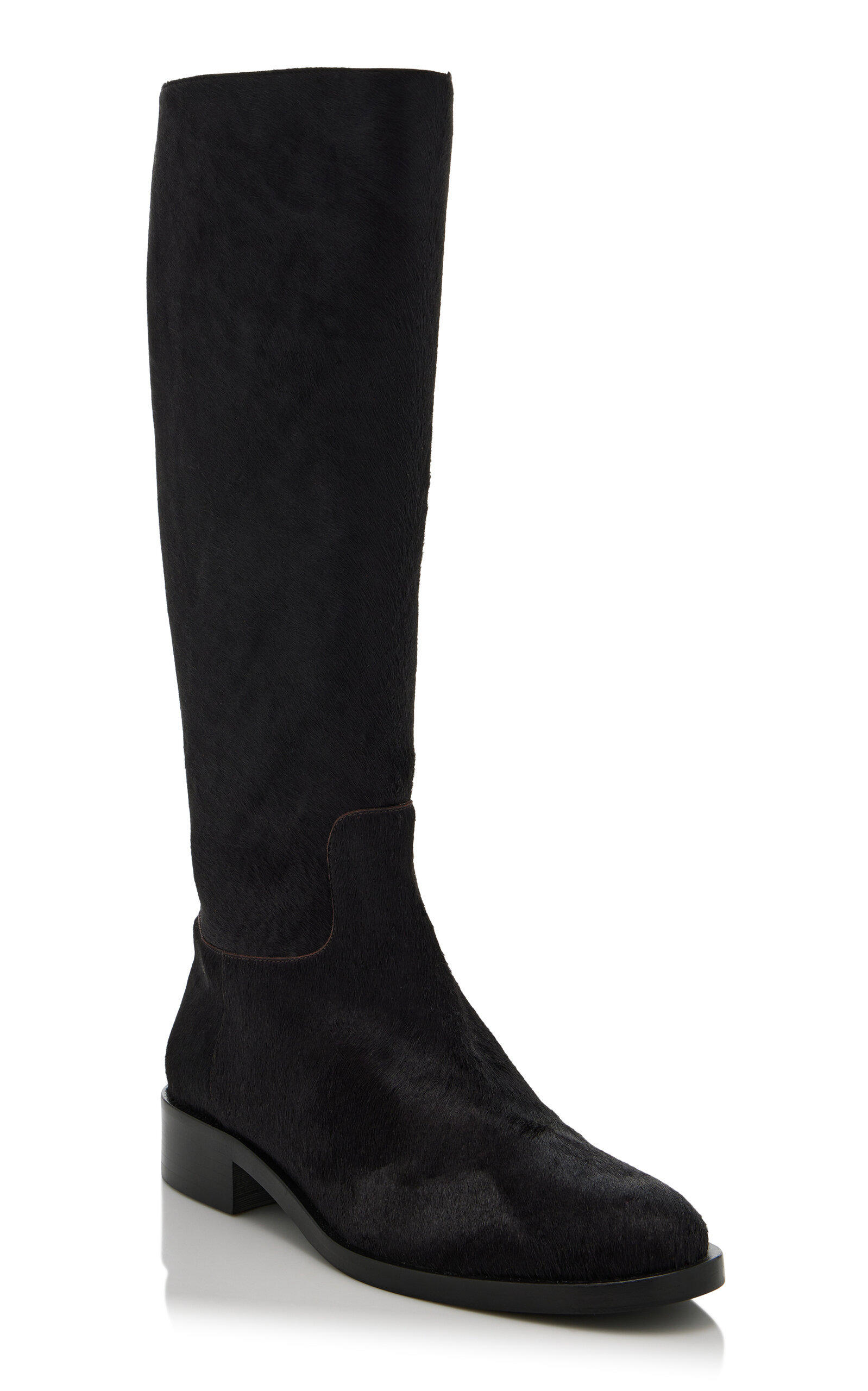 Calf Hair Riding Boot brown - 4