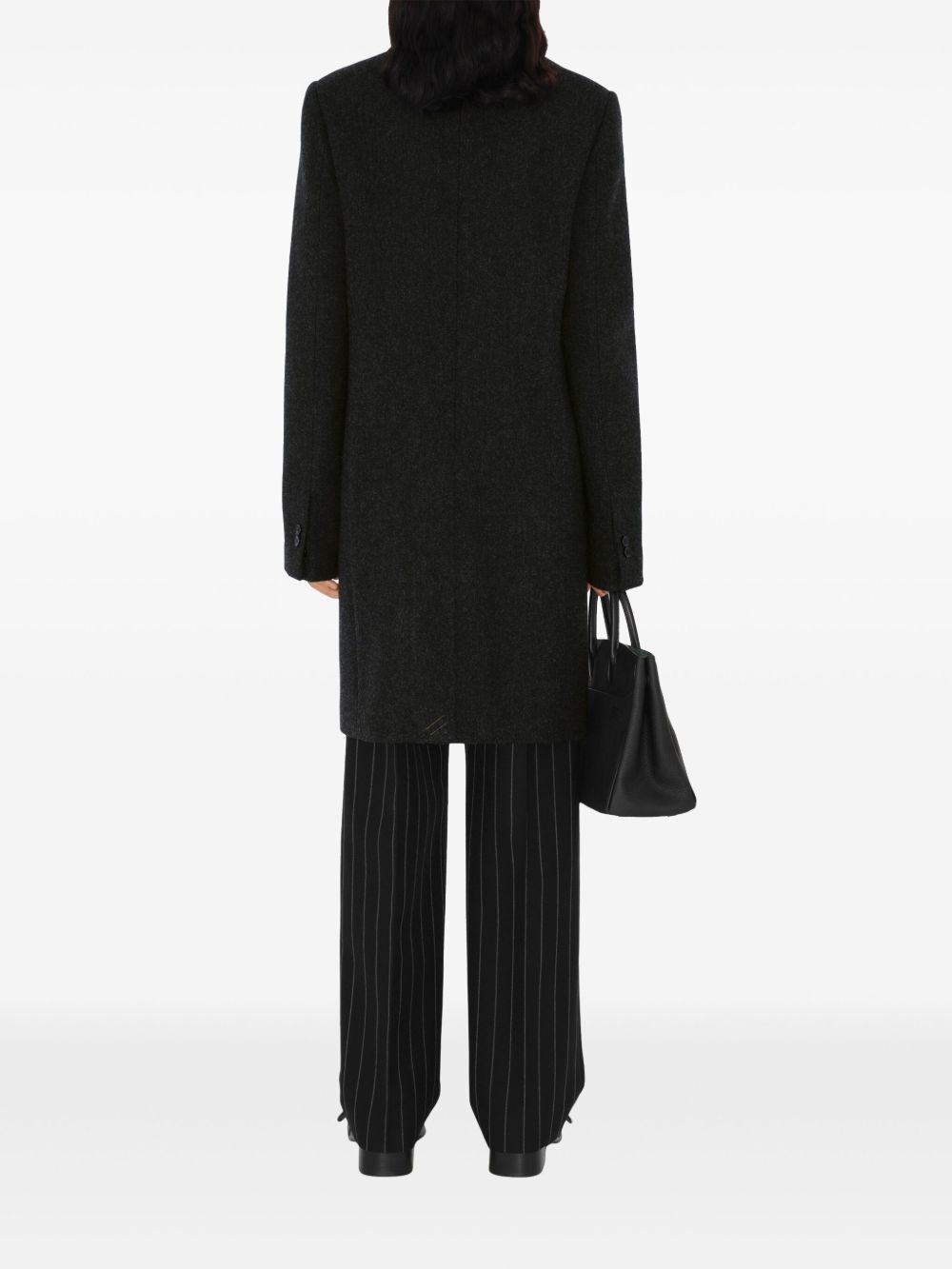 wool tailored coat - 4