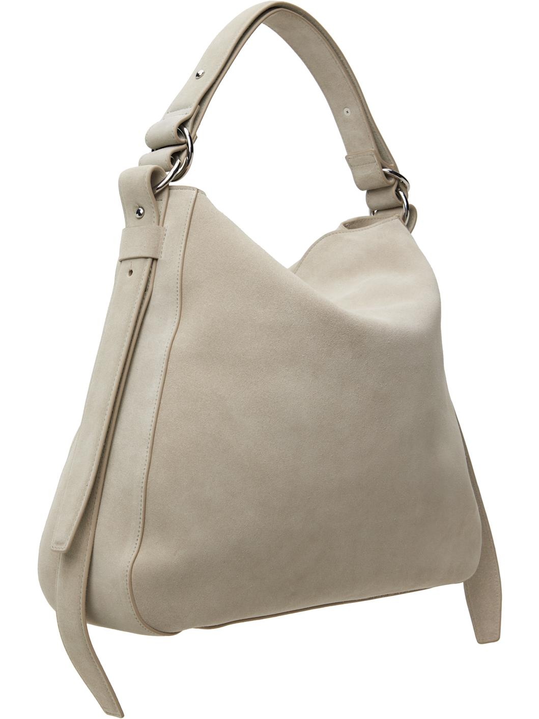 Gray Bud Slouchy Suede Bag - 3