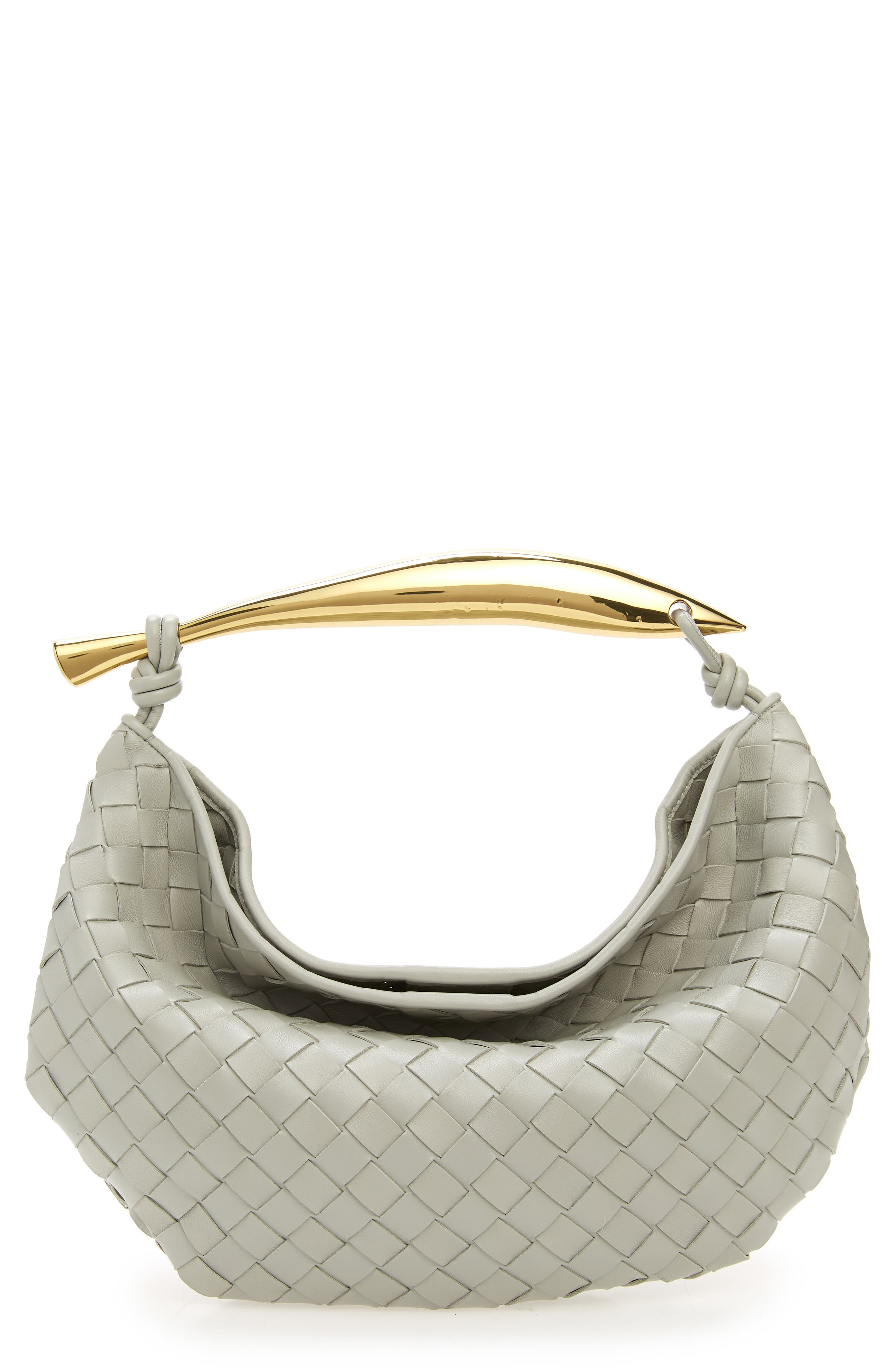 Sardine Intrecciato Leather Top Handle Bag - 1