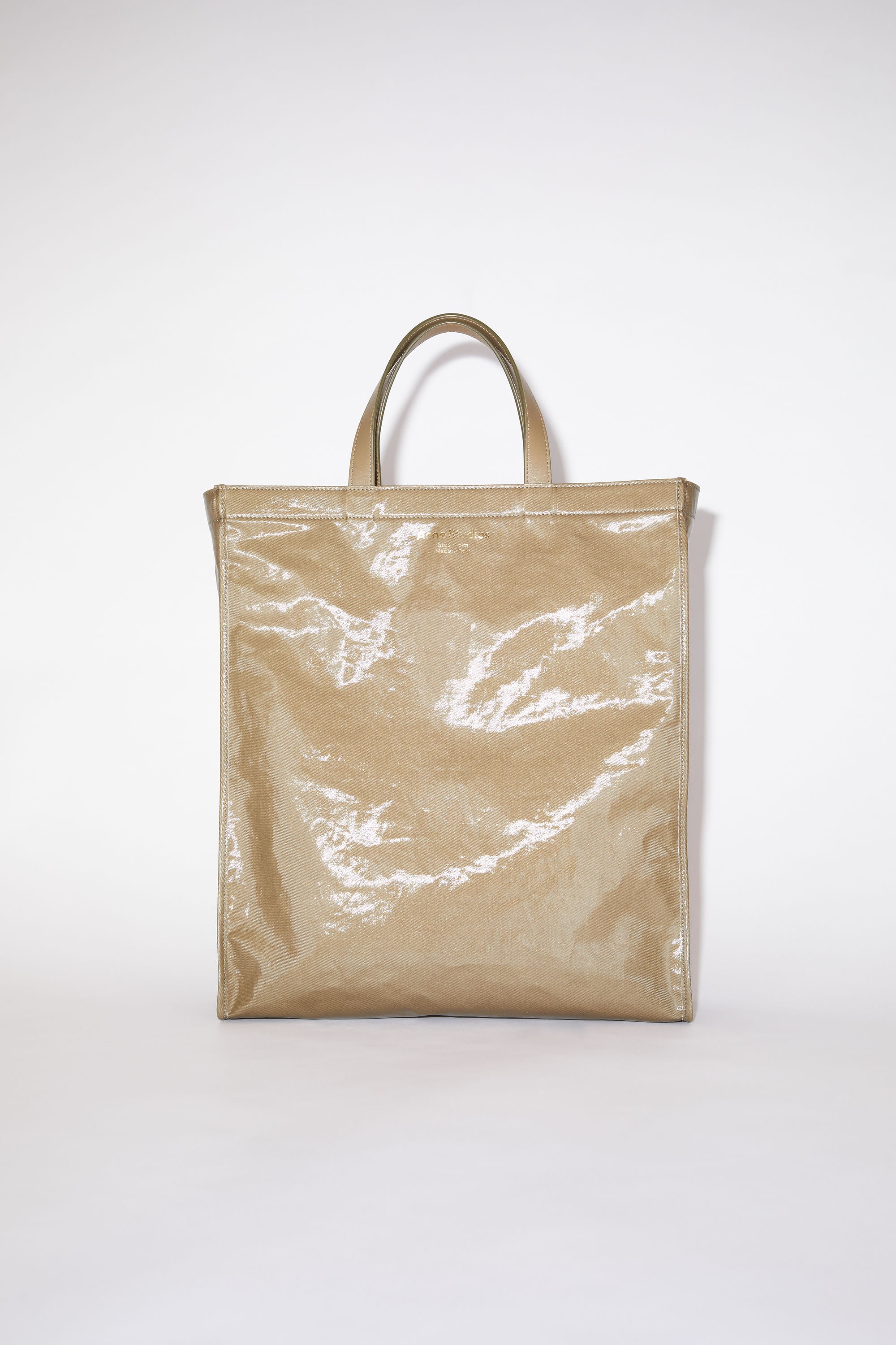Oilcloth tote - Hunter green - 1
