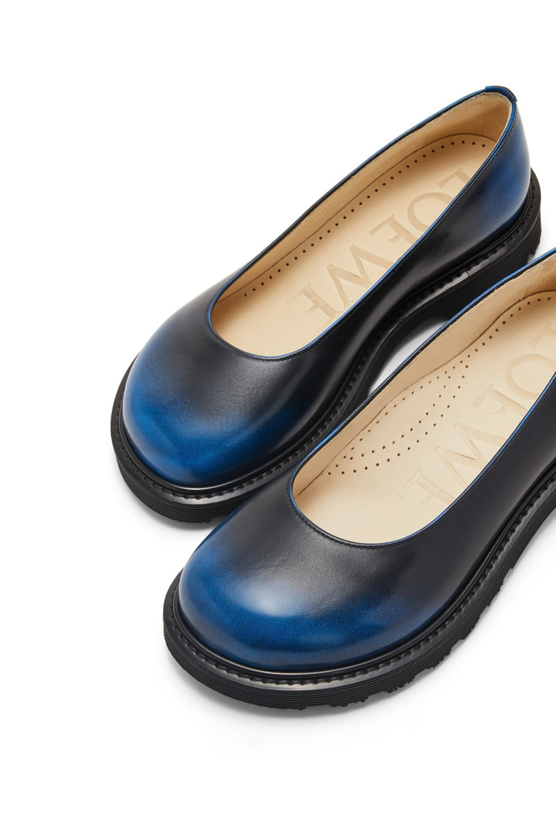 Blaze ballerina in bi-colour brushed-off calfskin 5