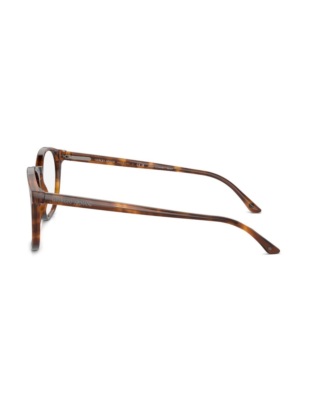tortoiseshell round-frame glasses - 3