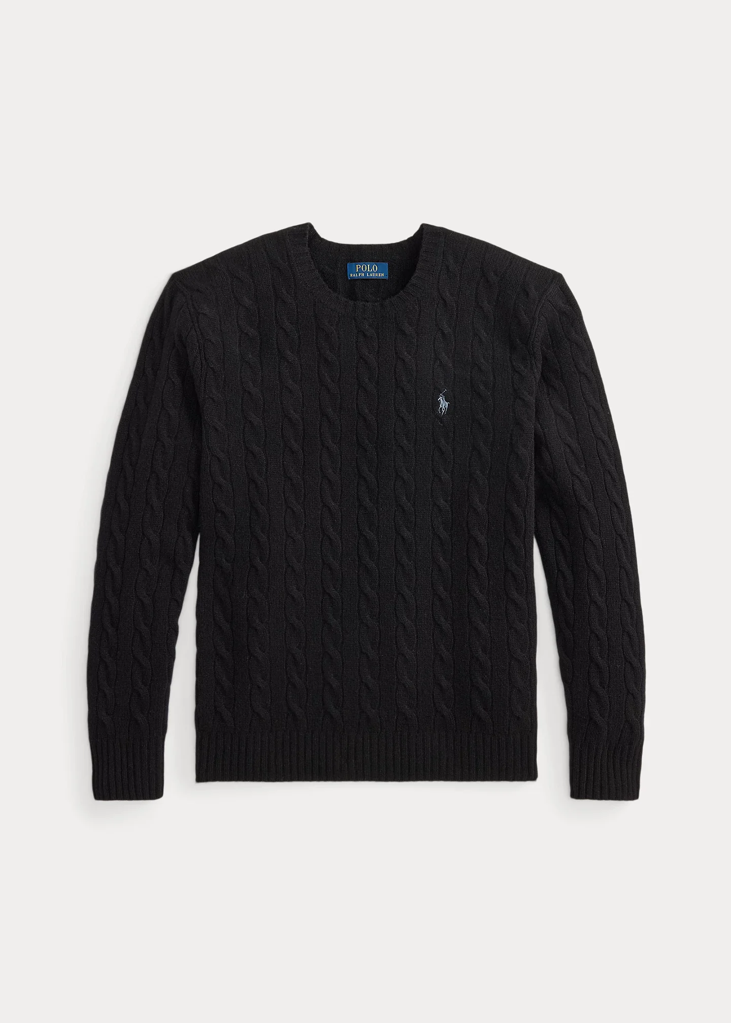 Cable-Knit Wool-Cashmere Sweater - 1