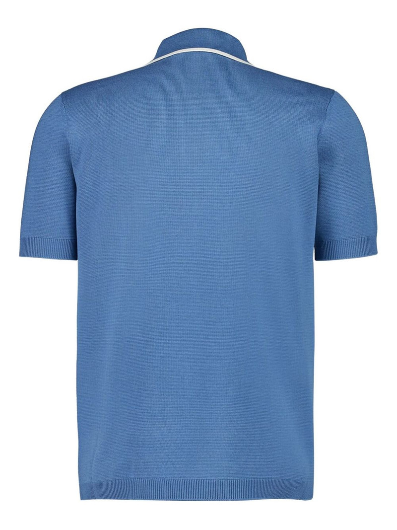 GUCCI logo-intarsia polo shirt outlook