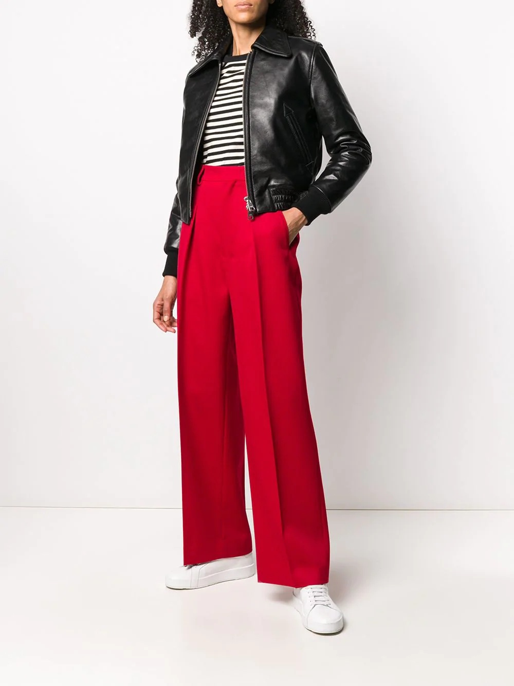 straight tailored trousers  - 2