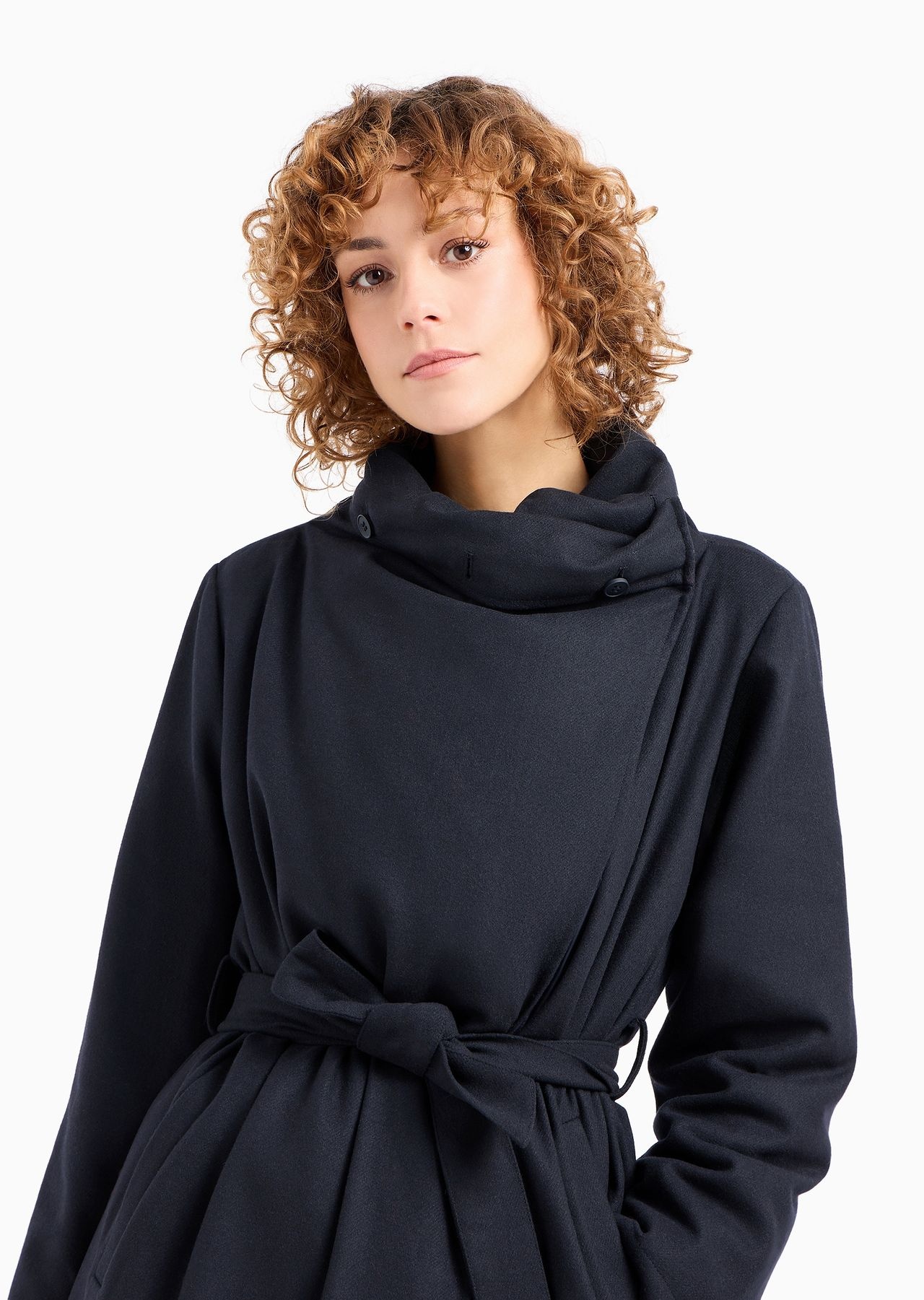 ASV long, two-in-one wool-blend down jacket with recycled down padding - 5