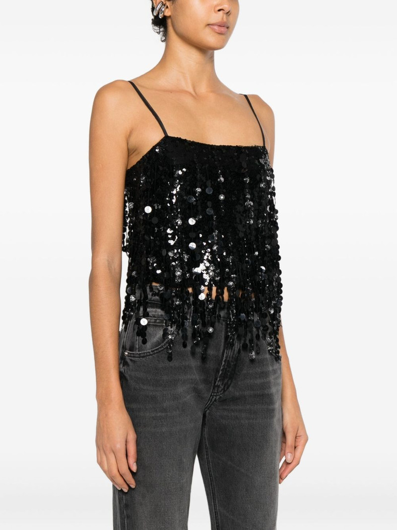 sequin fringed top 3