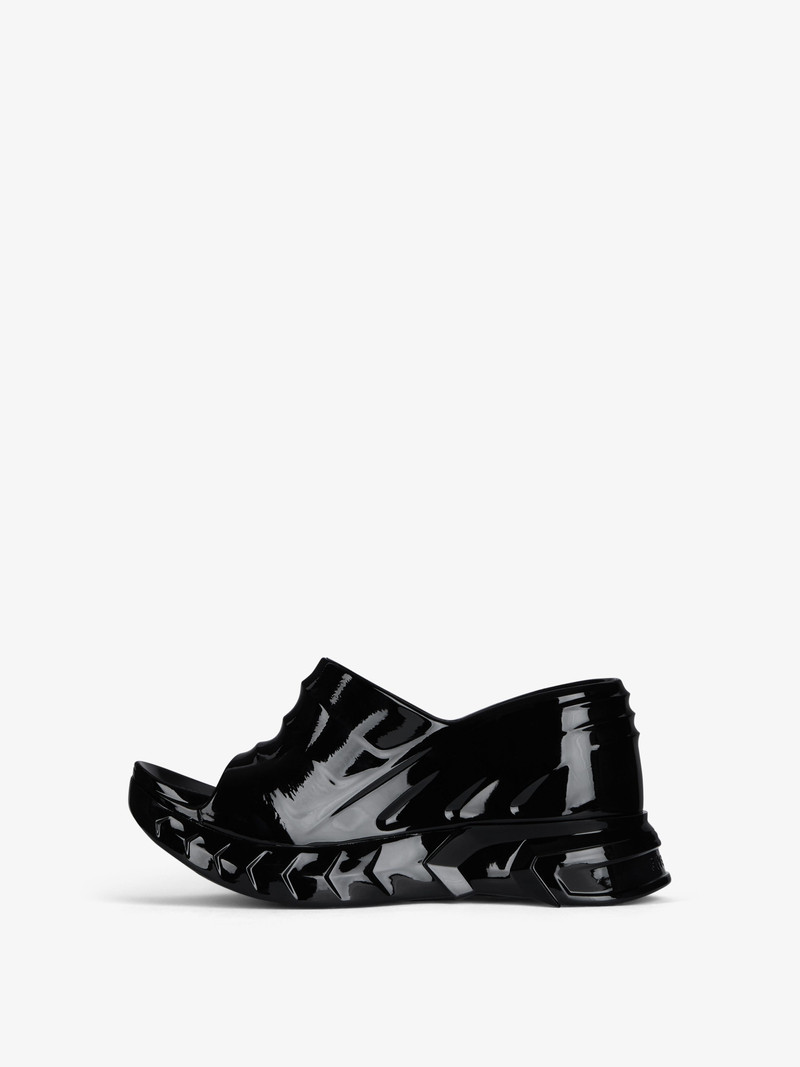 Givenchy MARSHMALLOW WEDGE SANDALS IN RUBBER outlook