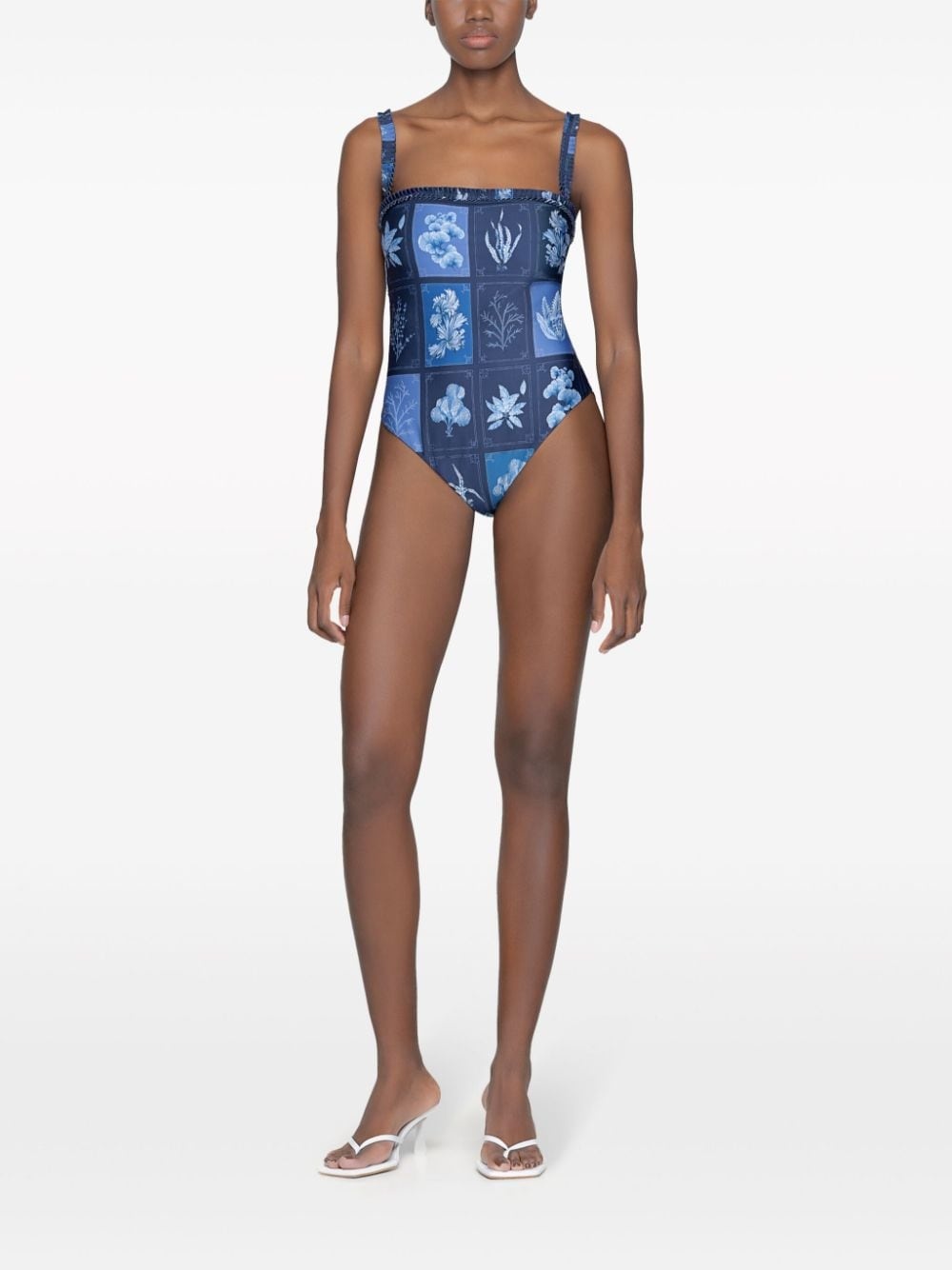 LimÃ³n Algae graphic-print swimsuit - 3