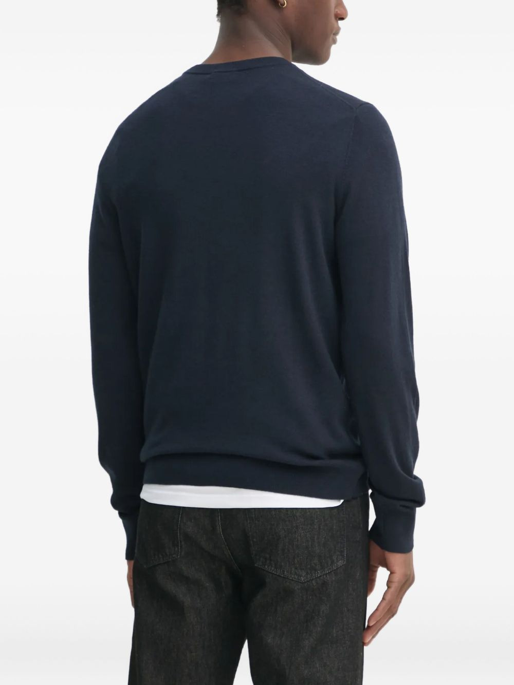 round-neck wool sweater - 4