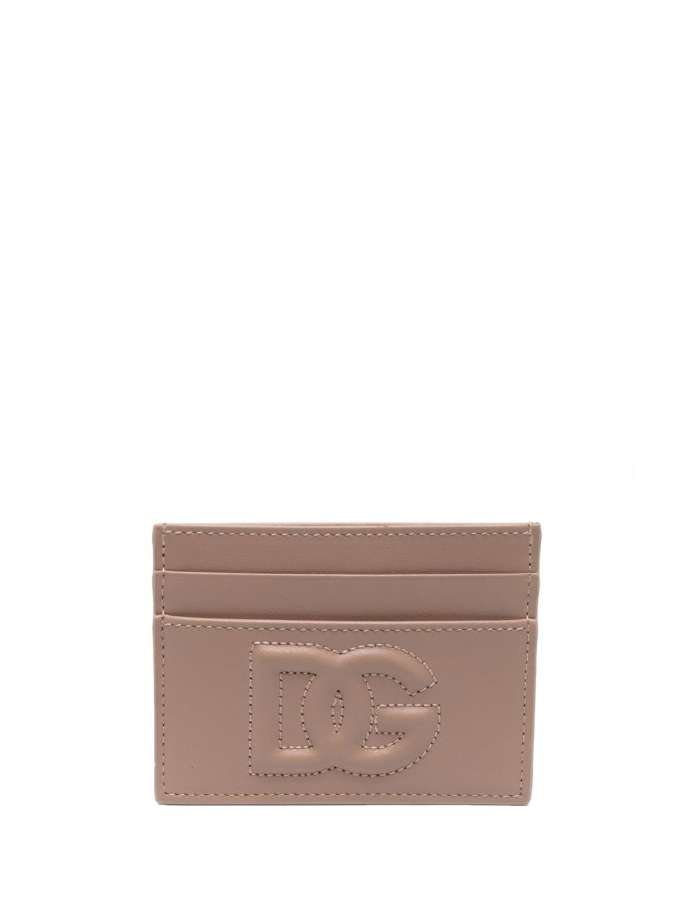 tonal-logo leather cardholder - 1