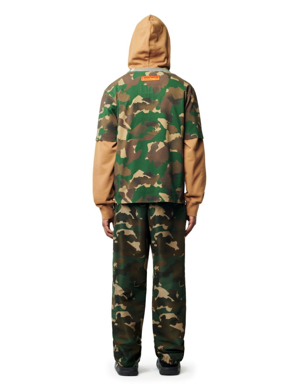 CAMO NYLON TRACKPANTS - 4