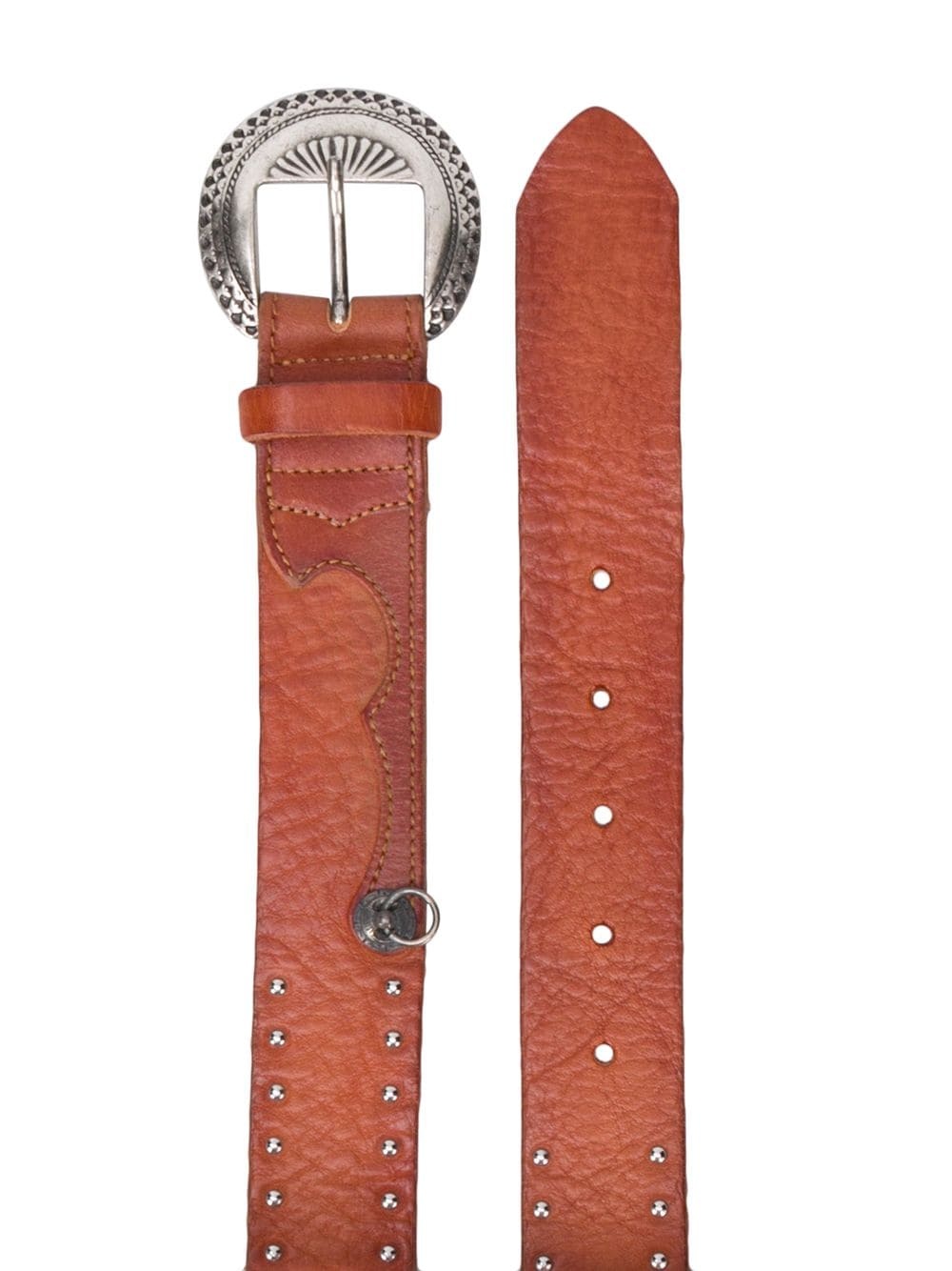 stud-embellished buckle belt - 2