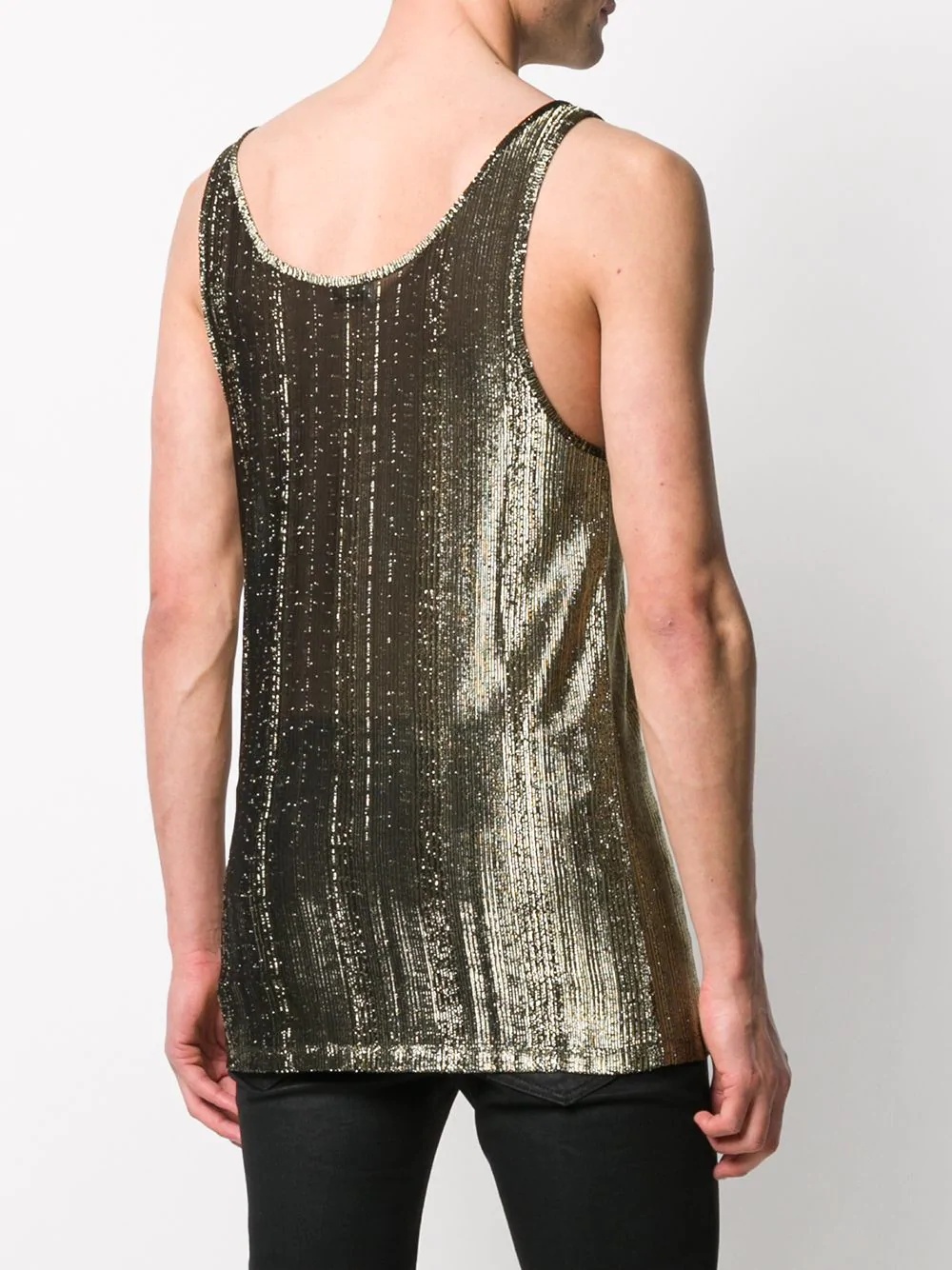 metallic tank top - 4