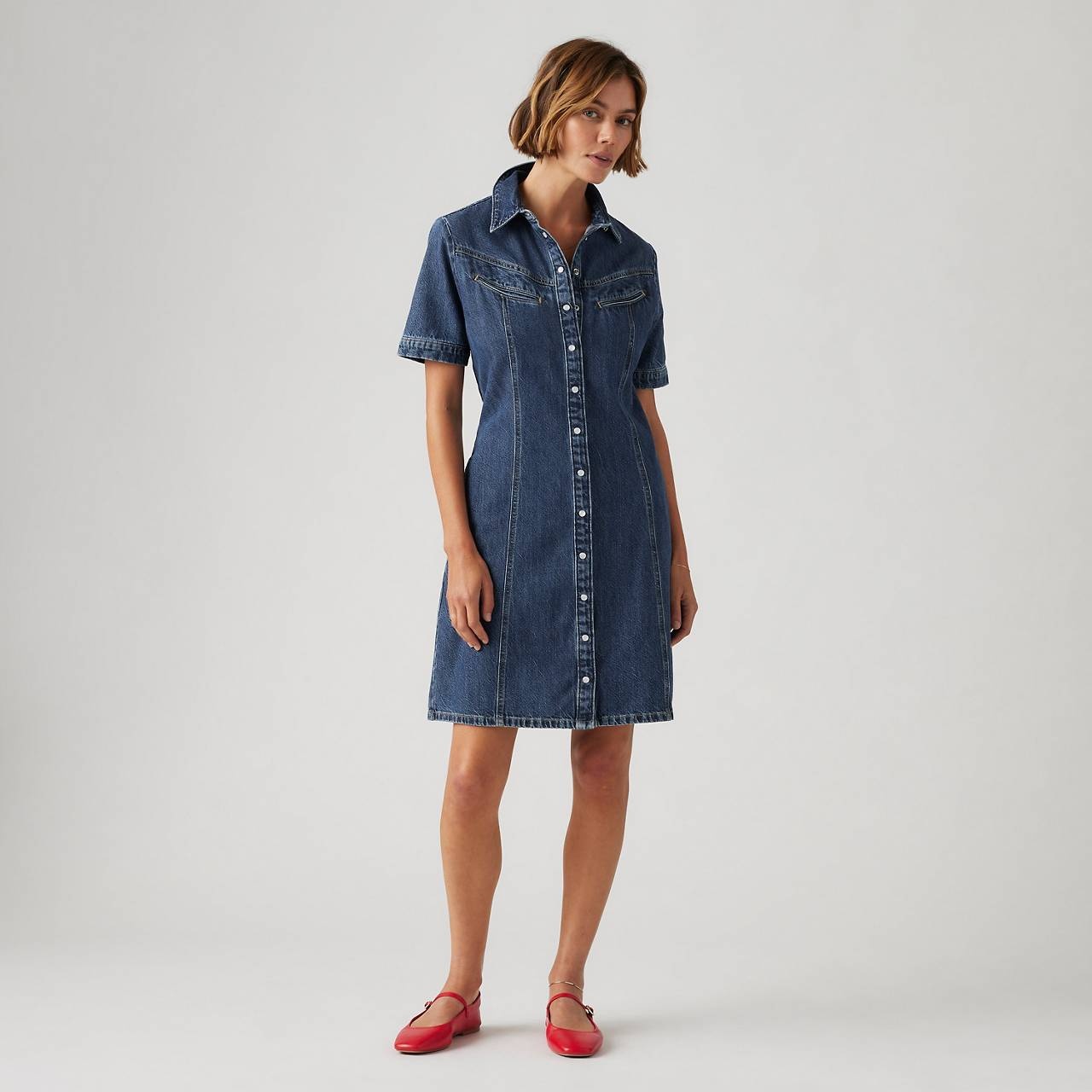 RINOA DENIM DRESS - 2
