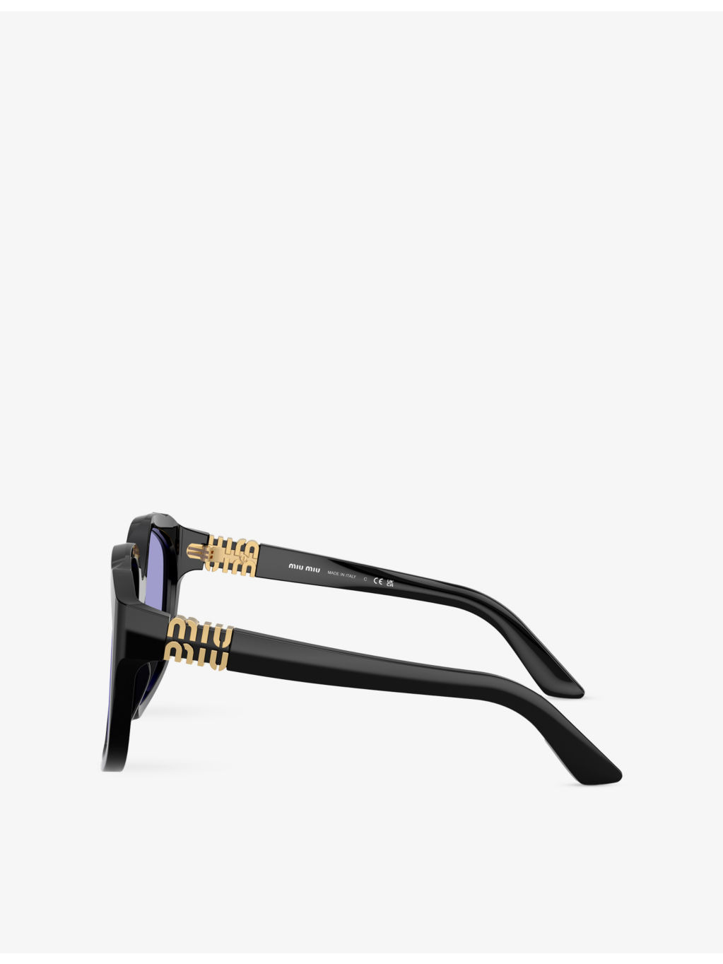 MU A07S Irregular-Frame Acetate Sunglasses - 2