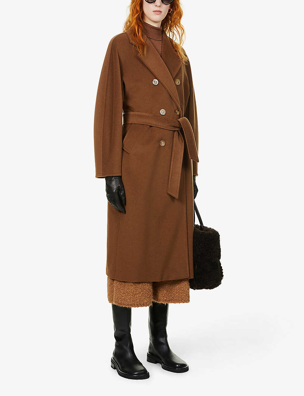 Madame double-breasted wool and cashmere-blend coat - 2