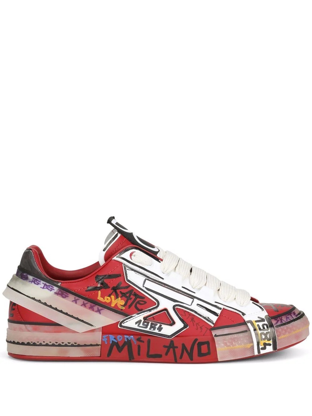 Portofino hand-painted sneakers - 1