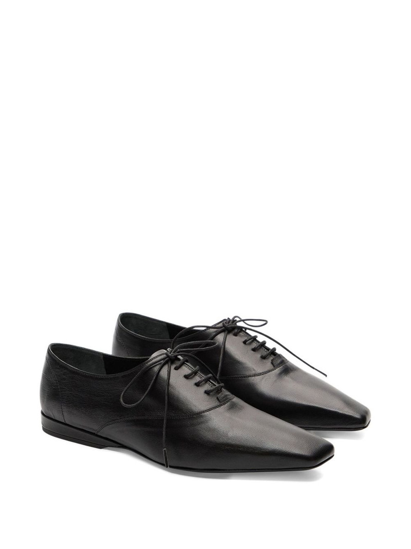 Loulou de Saison Nora LDS beveled-toe lace-up shoes outlook
