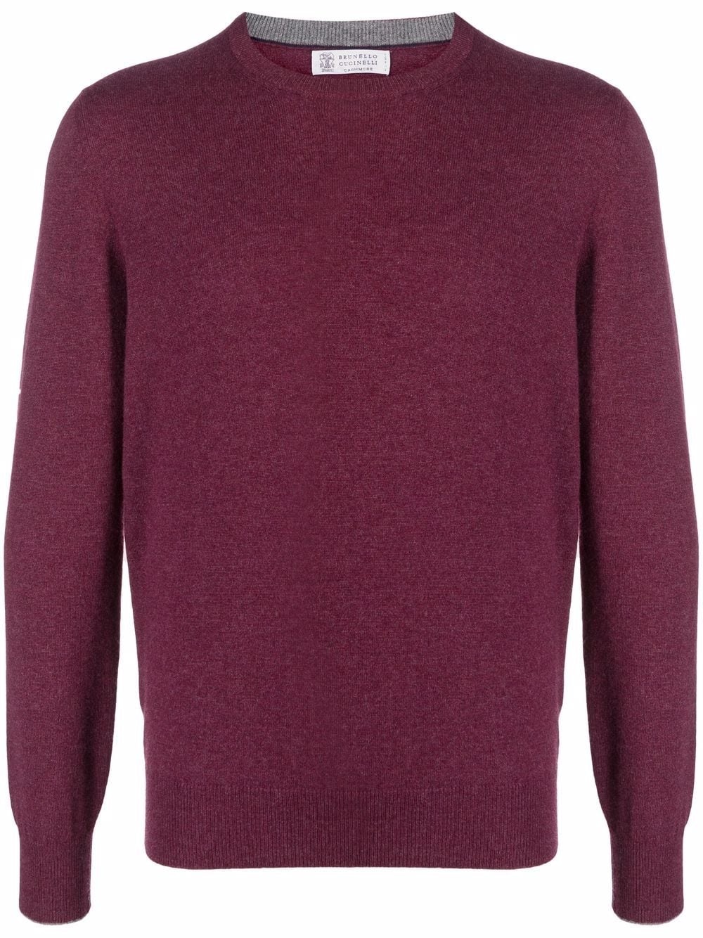 crew-neck cashmere jumper - 1