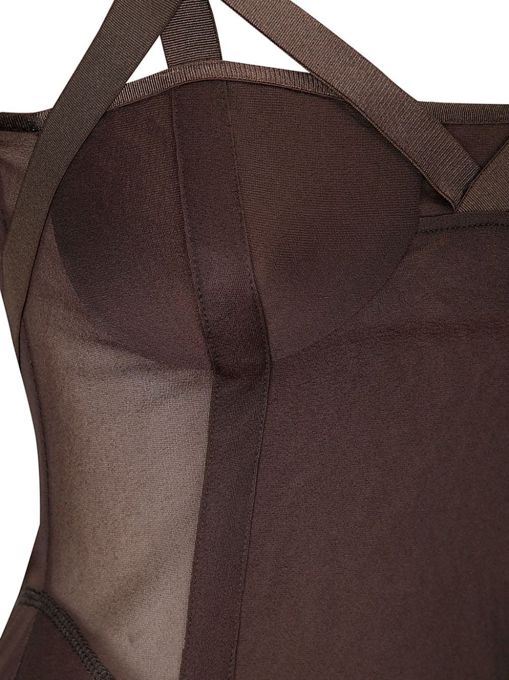 corset-style mini dress - 3