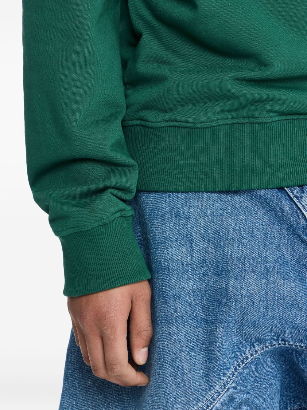 logo-embroidered sweatshirt - 5