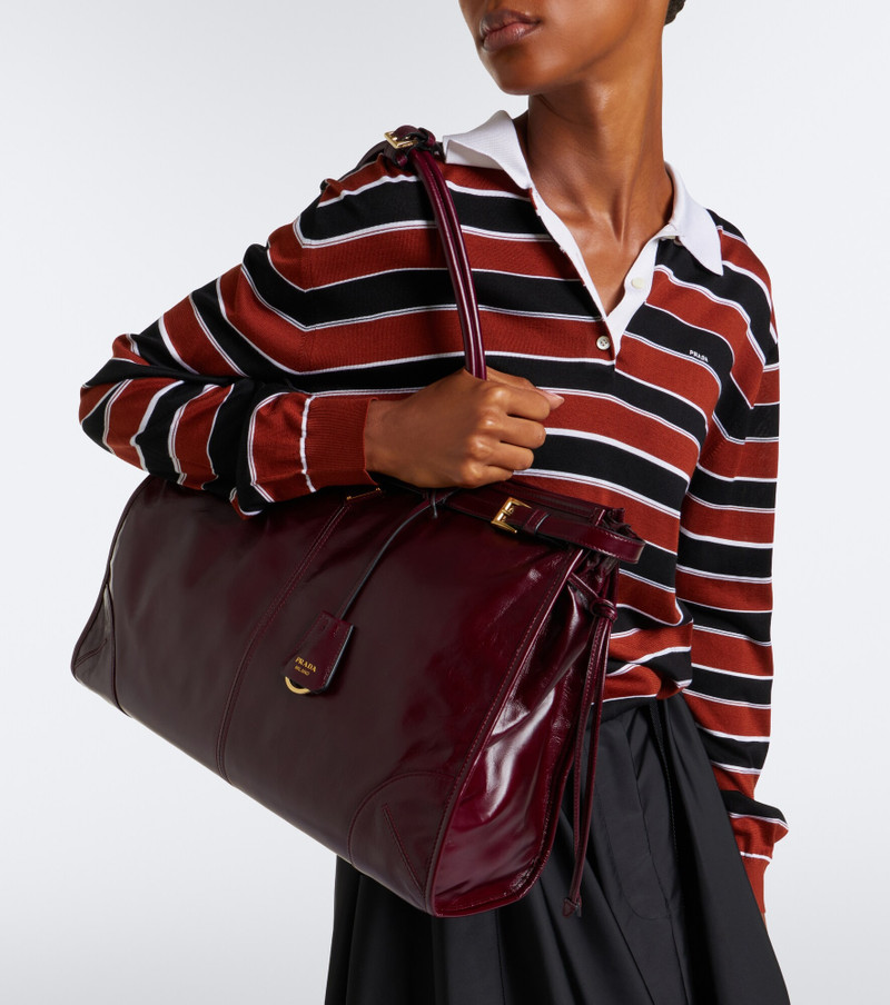Prada Bonnie Extra Large leather shoulder bag 2