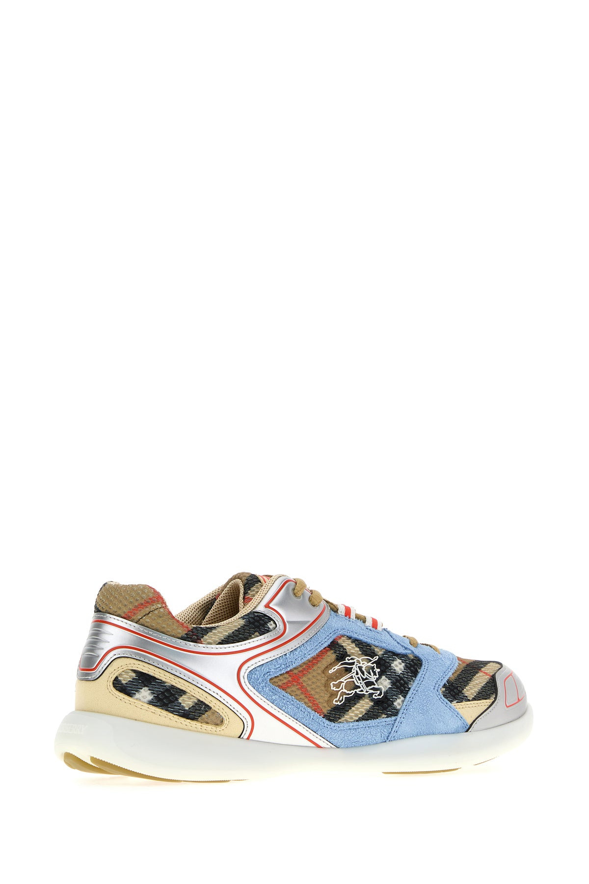 Multicolor mesh and suede Matrix sneakers - 3