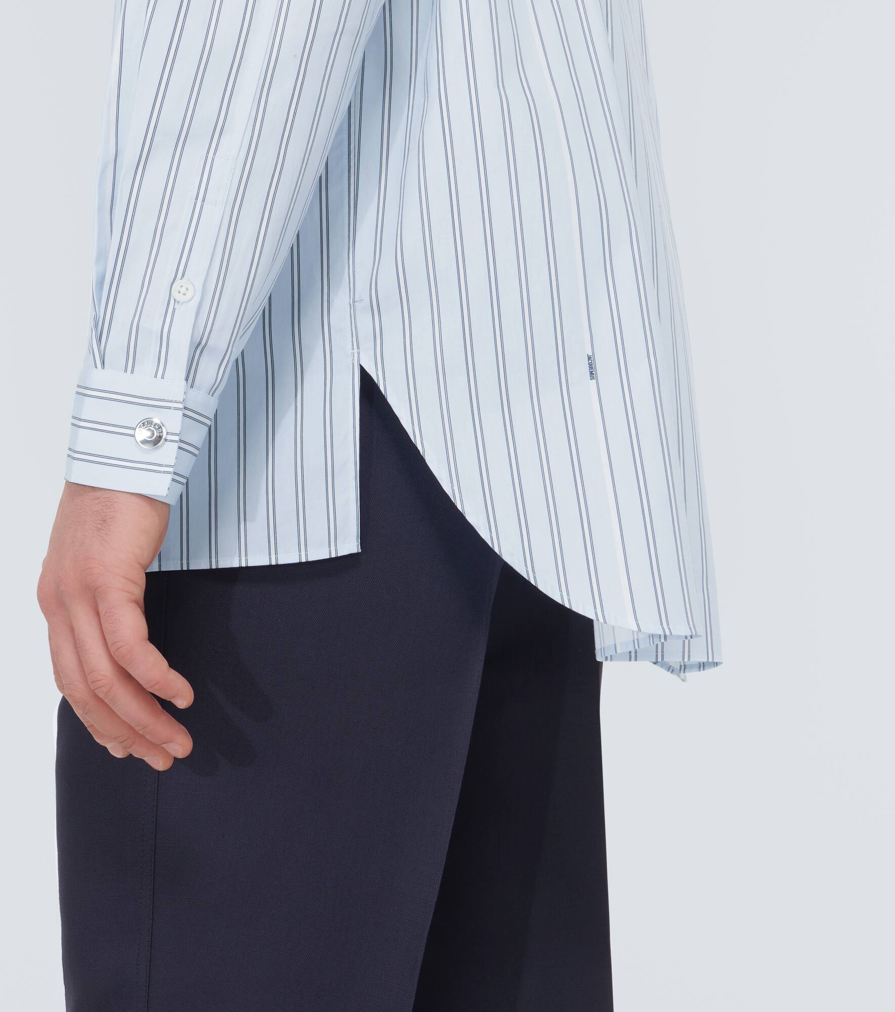 La Chemise Manches Longue striped cotton shirt - 6