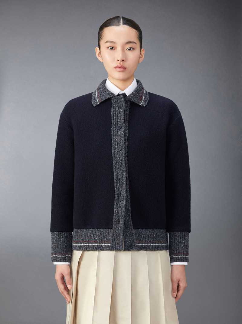 Wool Fleece Cardigan - 1