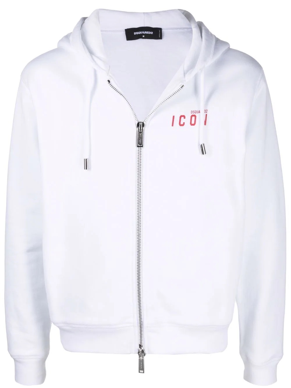 logo-print zipped hoodie - 1