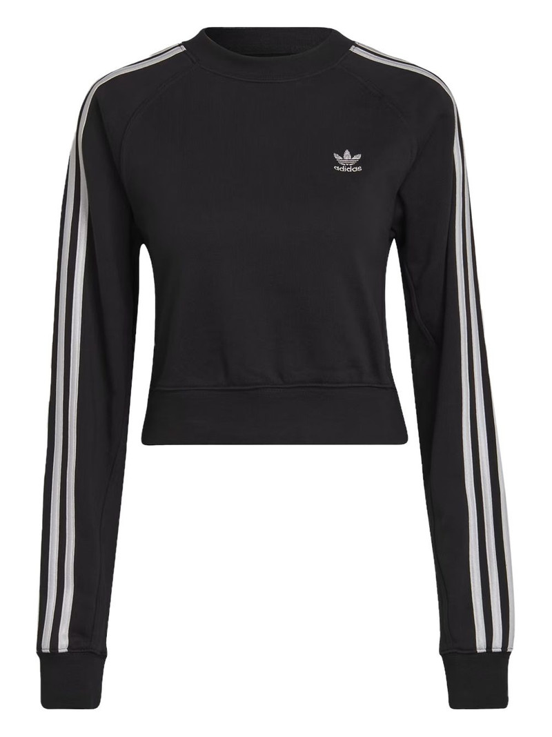 high shine crew sweatshirt 1