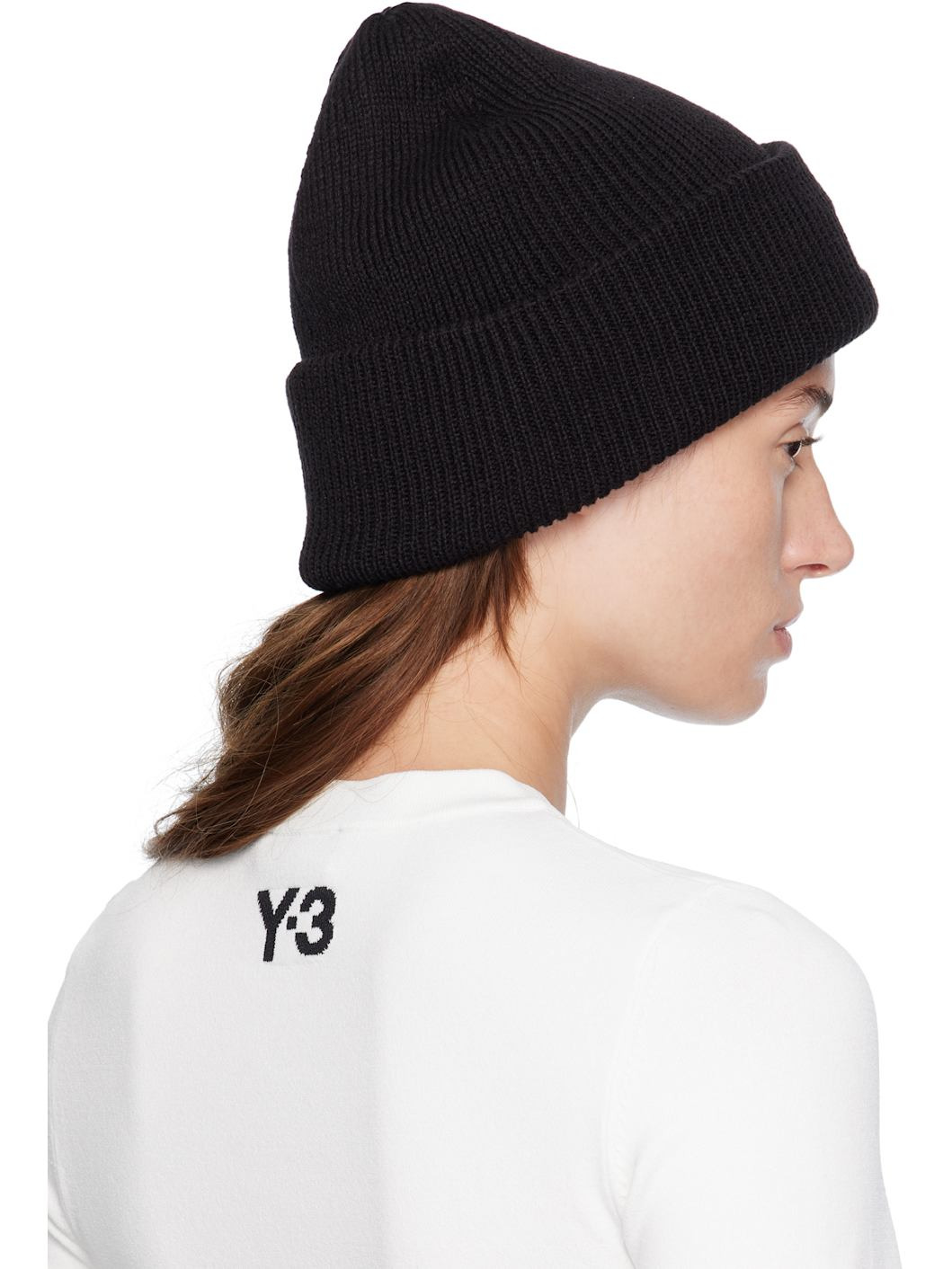 Black Classic Knitted Beanie - 3