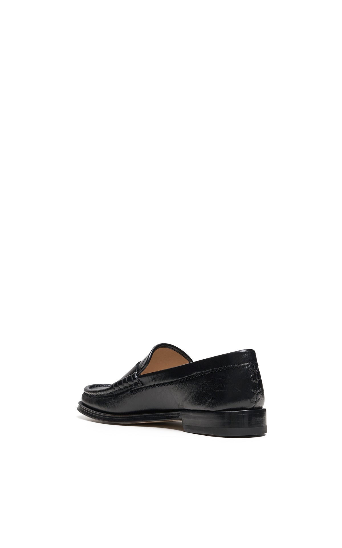Seren Loafer in Black Leather - 3