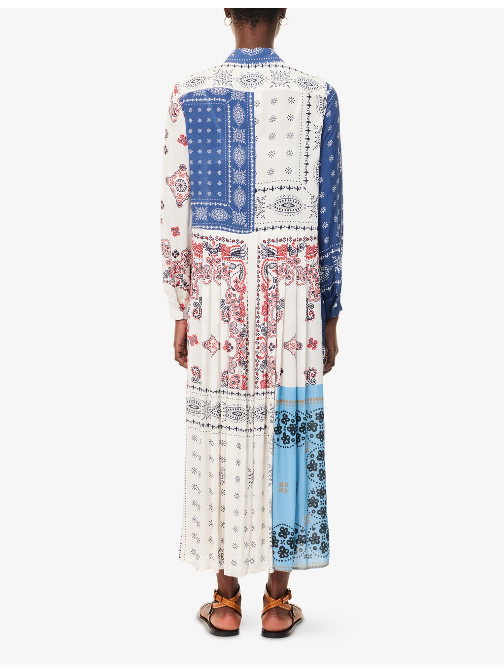 Zuai Printed Woven Midi Dress - 4