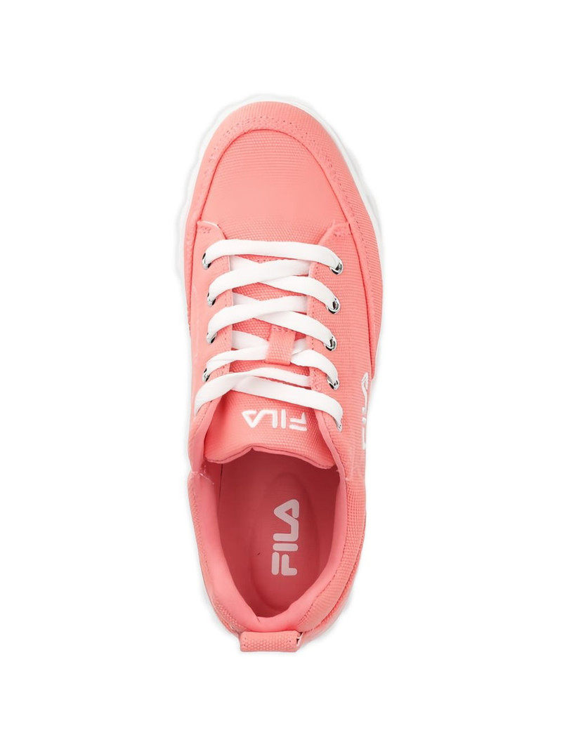 Sandblast logo platform sneakers 3