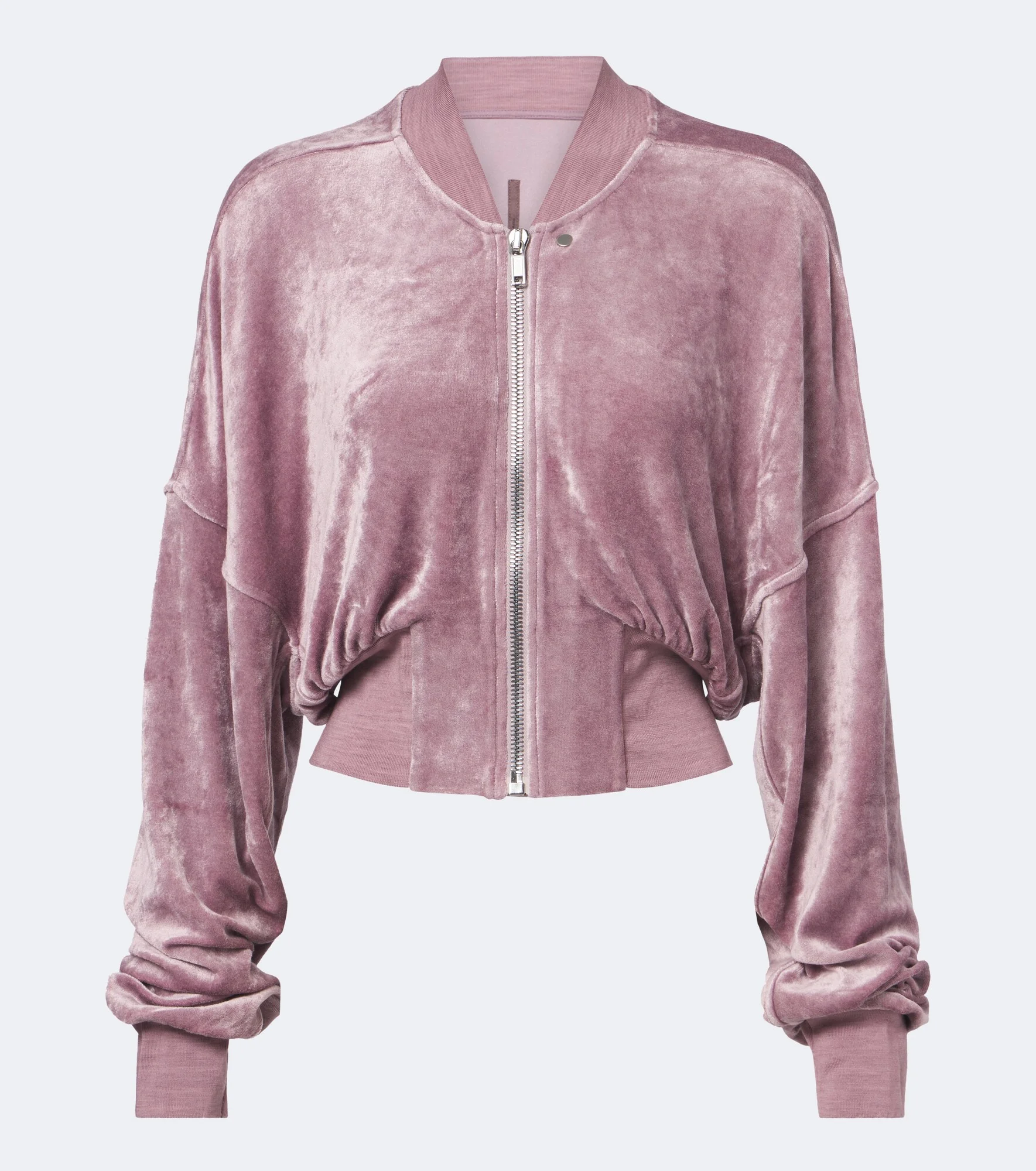 Flight velvet jersey bomber jacket - 1