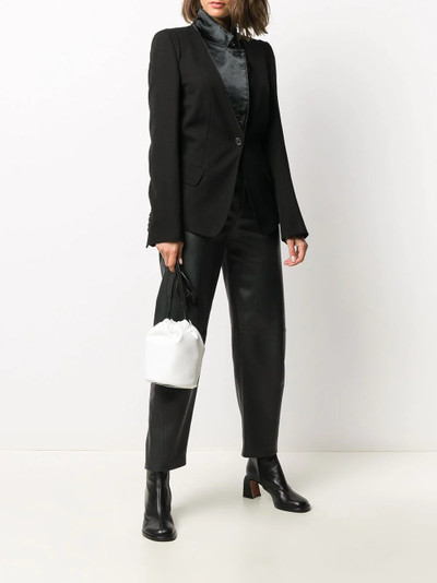 Ann Demeulemeester single-breasted fitted blazer outlook